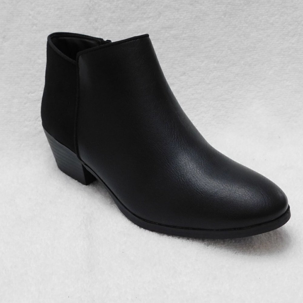 W517 Style & Co Black Women's Wileyy Ankle Booties